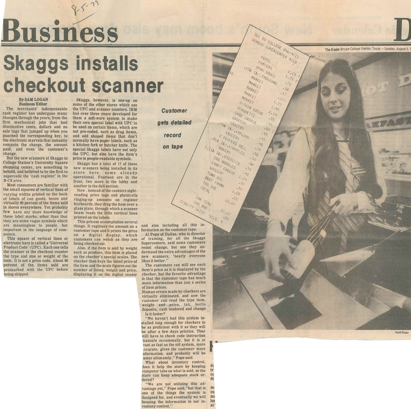 The Eagle Archives: Skaggs Albertsons